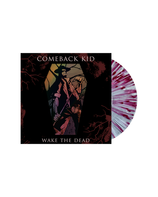 Wake The Dead LP (Clear w/ Red & White Splatter)