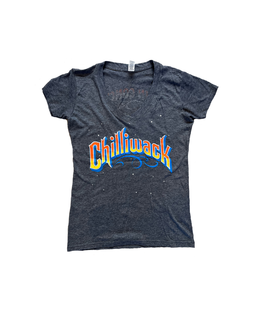 Logo Ladies V-Neck (Graphite Heather)