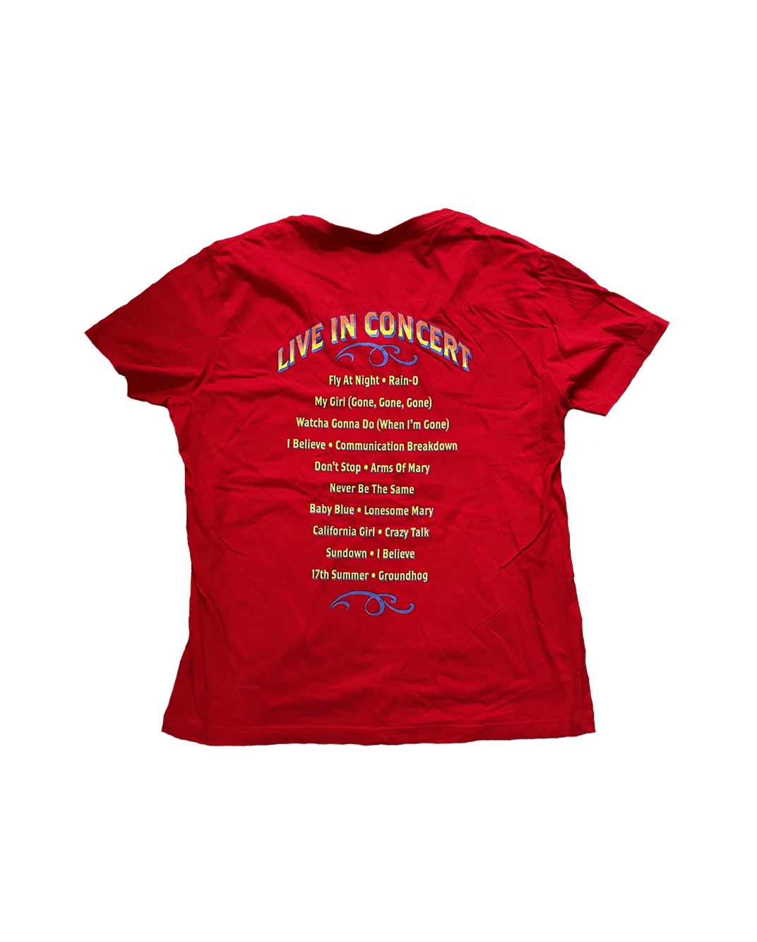 Logo Ladies V-Neck (Red)