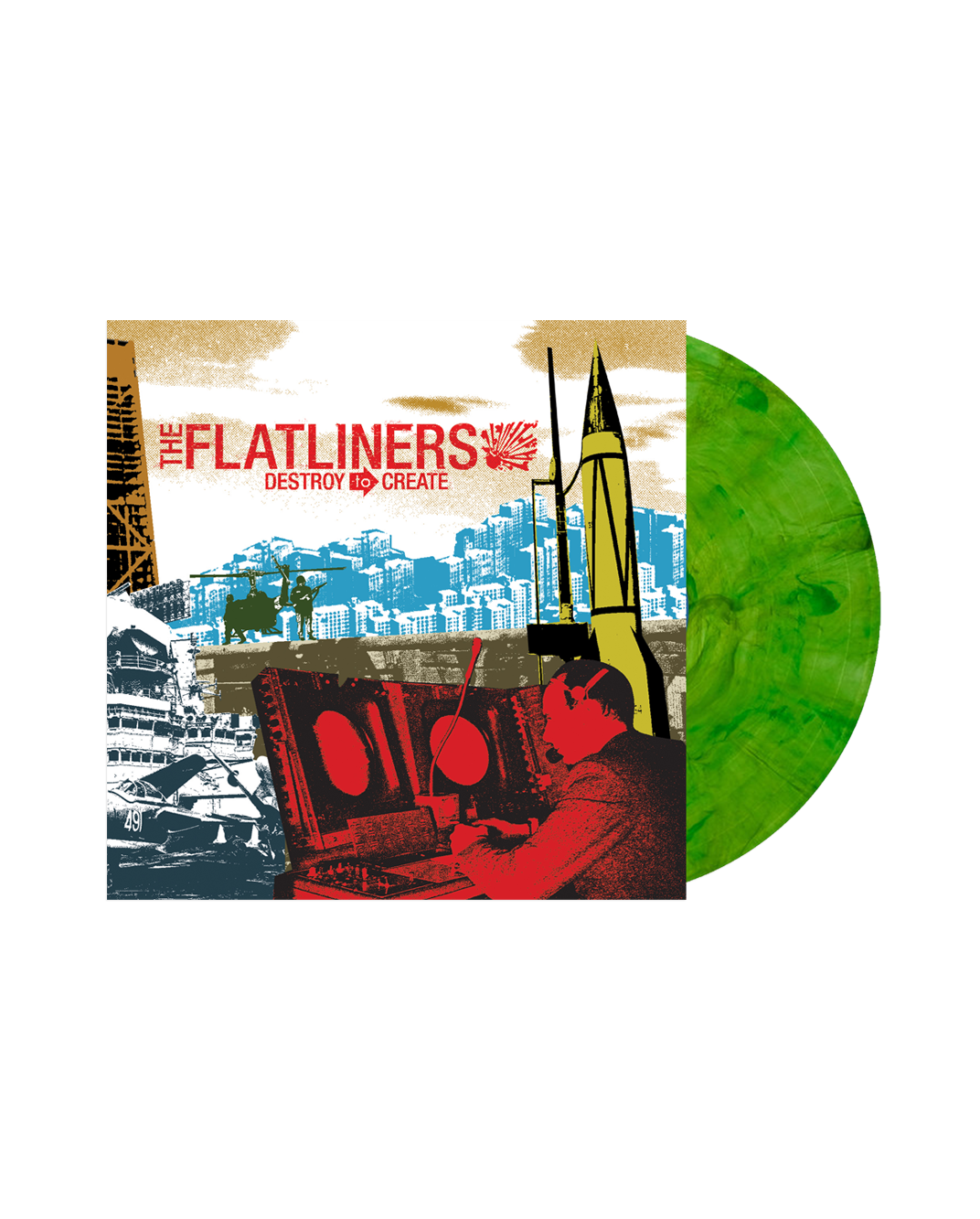 Destroy To Create LP (Green Marble)