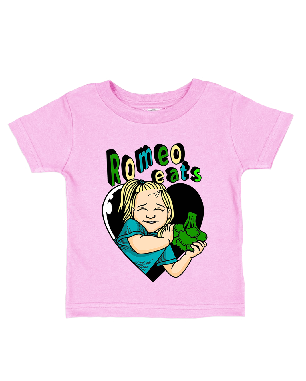 Romeo Eats Broccoli Toddler Tee