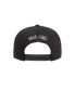 Silver Blackout Snapback Hat