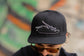 Silver Blackout Snapback Hat