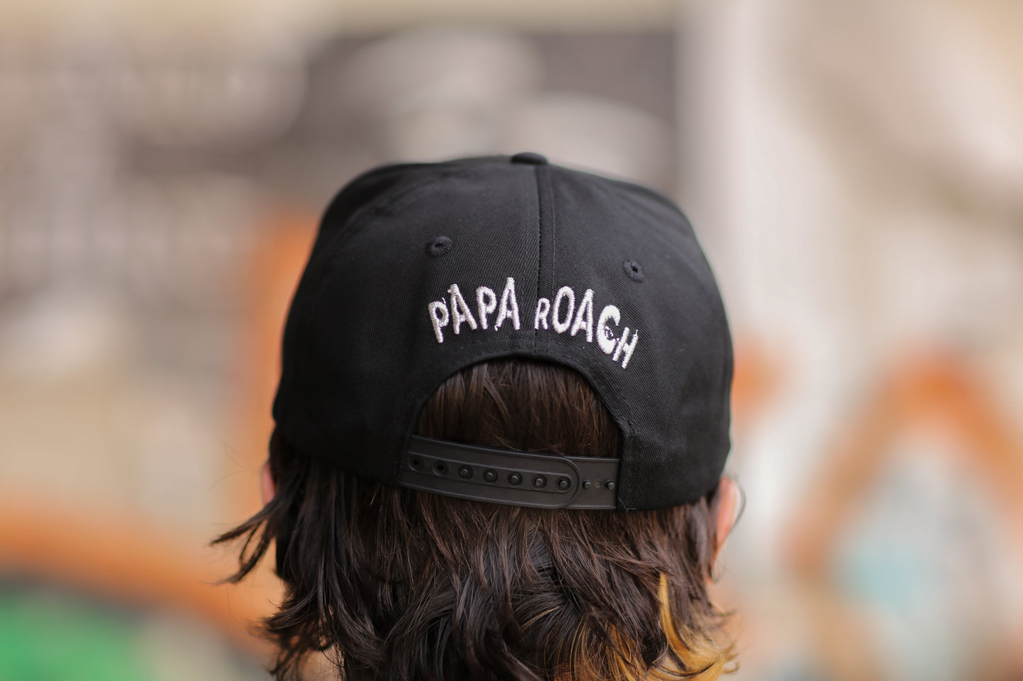 Silver Blackout Snapback Hat