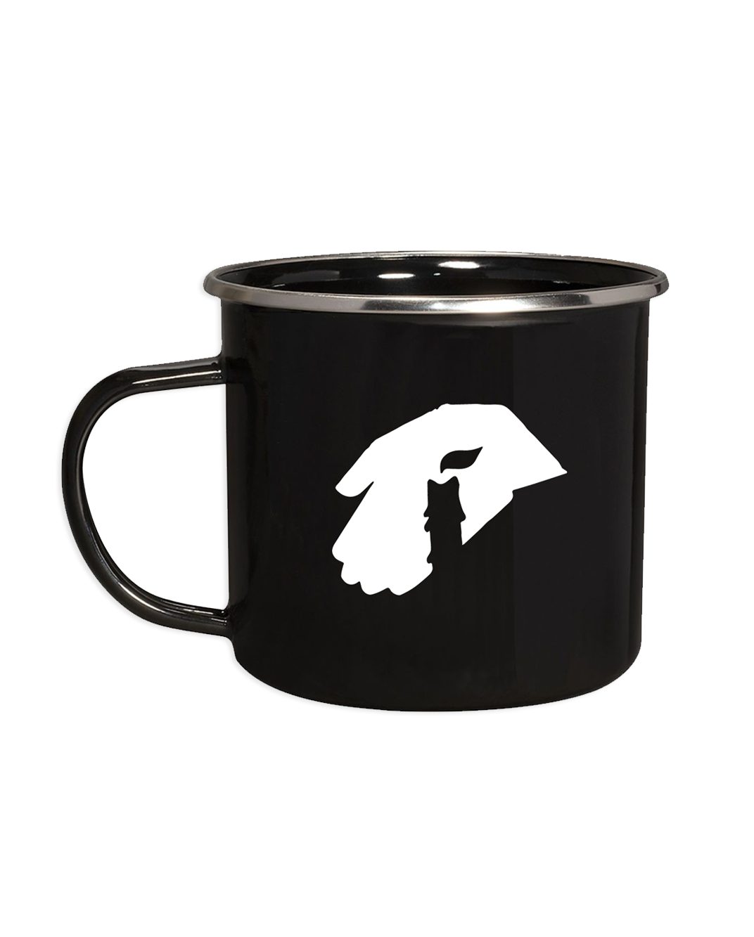Love Lives Here Enamel Mug